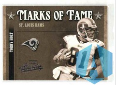 2004 Playoff Absolute Memorabilia Marks of Fame #MOF-25 Torry Holt 0060/1000 Rams
